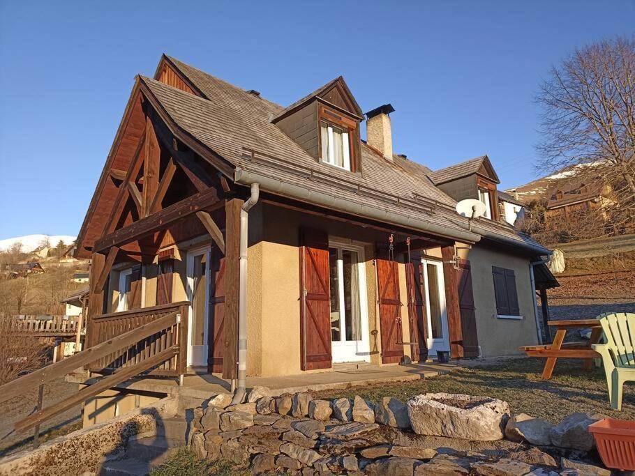 Maison De Montagne Au Calme Avec Cheminee Poubeau エクステリア 写真